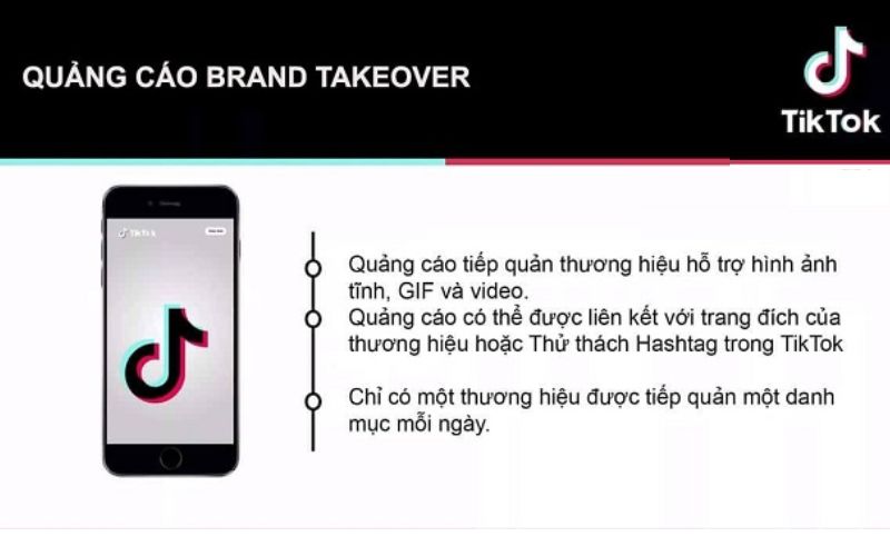 Hình thức Brand Takeover đang được doanh nghiệp sử dụng phổ biến trong quảng cáo Tiktok