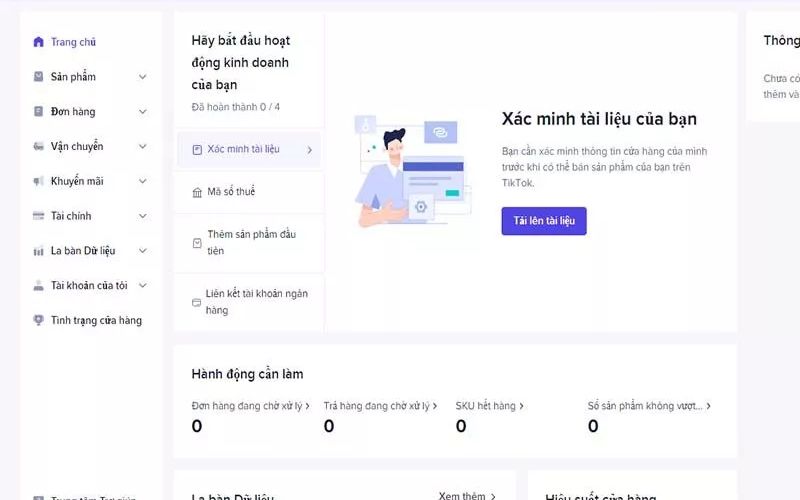 Xác minh tài liệu là bước bắt buộc để đáp ứng các yêu cầu pháp lý khi quảng cáo livestream tiktok shop